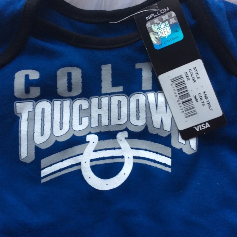 NWT NFL Indianapolis Colts Onsie